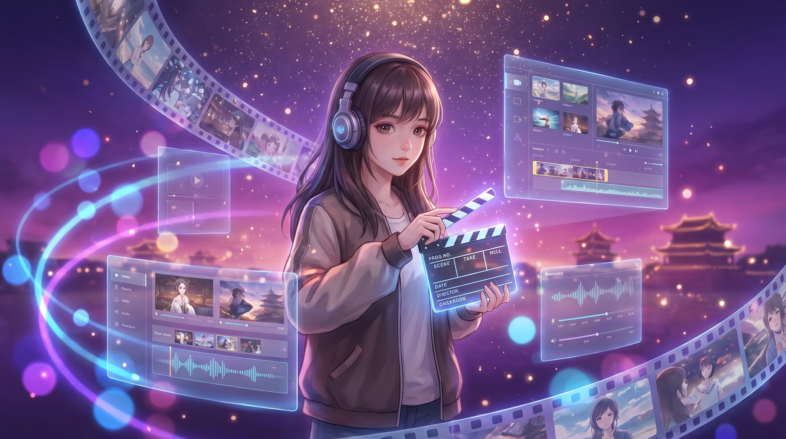 溏心原创动漫剪辑场景