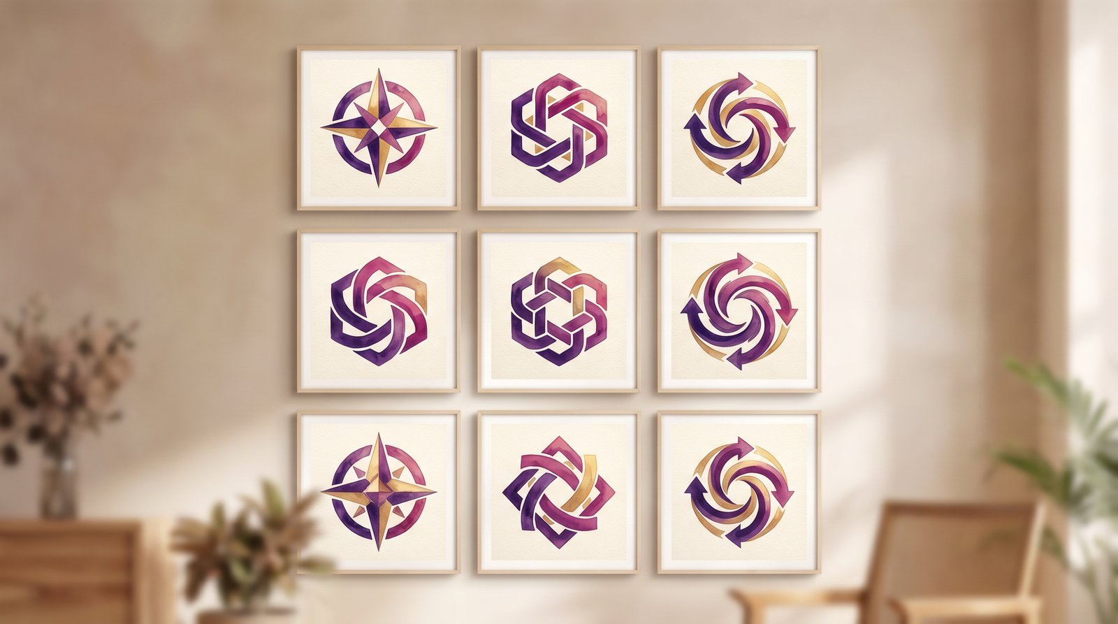 溏心合作影视动漫品牌Logo墙